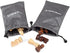 AMEROUS Wooden Chess Pieces Only, 32 Pieses Standard Tournamen Staunton Wood Chessmen - 3.05" King / Storage Bag / Gift Package, Chess Game Pawns for Chessboard, Replacement of Missing Pieces