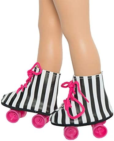 SOTOGO 7 Pairs of 18 Inch Doll Shoes and 3 Pairs of Socks Fits for American 18 Inch Doll Include Boots Leather Shoes Sneakers