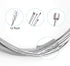 Hapleby 10PCS Premium Bike Shift Cable, Professional Bicycle Shift Wire Kit for Mountain and Road Bicycle, for Free 5 O-Rings, 10 End Ferrules and 20 End Caps