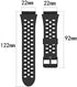 Bands Compatible with Bushnell Neo Ion 1& 2 Soft Silicone Replacement Two-Color Breathable Hole Wristband Compatible with Bushnell Neo Ion 1&2 & Bushnell Excel Golf GPS smartwatch (Black&Grey)