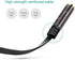 KINGTOP 2 Pack 3.5mm Combo Audio Adapter Cable for PS4,PS5,Xbox One,Tablet,Mobile Phone,PC Gaming Headsets and New Version Laptop
