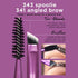 Real Techniques Eye Shade & Blend Makeup Brush Trio, For Eyeshadow & Liner, Makeup Tools for Shaping & Grooming Brows, Defined Makeup Look, Synthetic Bristles, Vegan & Cruelty-Free, 3 Count