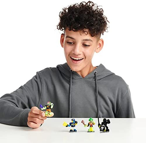 Akedo Ultimate Arcade Warriors - Warrior Collector 4 Pack - 3 Mini Battling Action Figures: Strikeout, Miss Slither & Deadbreath and one Hidden Mini Battling Action Figure!