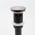 Oil Rubbed Bronze Pop Up Sink Drain, Vanity Bathroom Vessel Lavatory Faucet Drain Stopper, ORB with Overflow