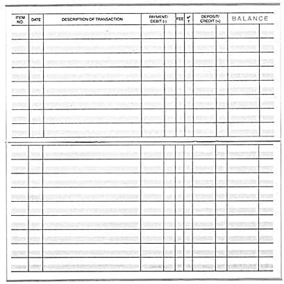 18 Pack Checkbook Registers for Personal Checkbook, Transaction Ledgers, 2022-2023-2024 Calendars