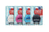 Steripod Men and Women Safety Razor Holder - Clip-On Cover Anti-Rust Blade Razor Protector Travel Size (2 Pk Blue - Black) (4 Pk (black, blue, white, pink))