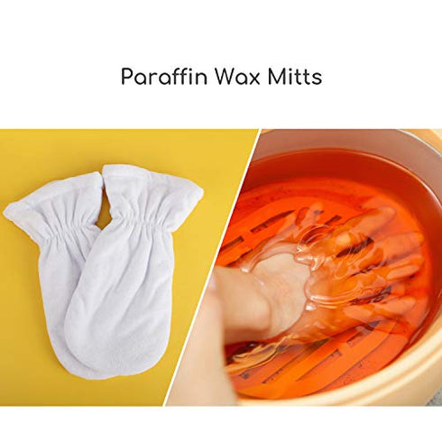 Paraffin Wax Mitts, Segbeauty Thick Paraffin Heated Hand SPA Mittens for Women, Paraffin Baths Gloves for Hot Wax Hand Therapy Paraffin Thermal Treatment SPA Therabath Wax Warmer Paraffin Wax Machine
