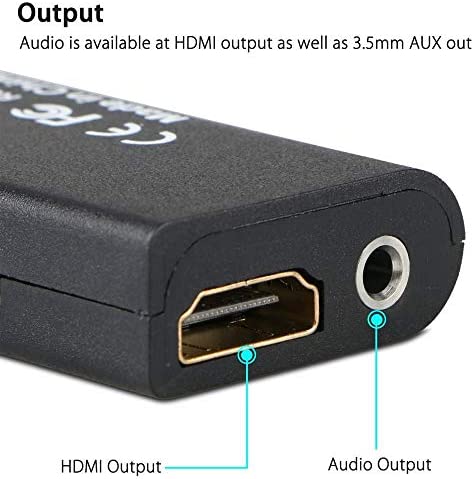 Video AV Adapter for Sony Playstation 2 PS2 to HDMI Converter w/ 3.5mm Audio Output, for HDTV HDMI Monitor by Farenow