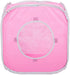 Citmage Cat Cube Pop Up Non-Woven Fabric Play Tent Toy with Hook and Loop,3 Peek Holes Collapsible,Lightweight,Provide Exercise Game for Cats,Kitties,Puppies (Pink)