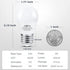 SHINESTAR 8-Pack A15 LED Ceiling Fan Light Bulbs 5000K Daylight, E26 Standard Base 6w (60w Equivalent), High CRI 85+ for Natural and Radiant Colors, Non-Dimmable