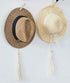 Hat Organizer | Hat Wall Hanging | Boho Hats Decor | Hat Rack for Display | Hat Hanger for Wall Storage | Bohemian Cap Holder | Womens Hat Hangers | Wide Brim and Fedora Hats Display