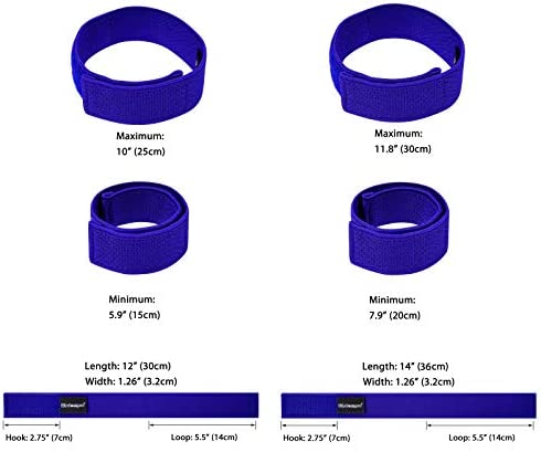 Wisdompro Ankle Strap, 1 Pair Polyester Blousing Garters Trousers Boots Blouses Strap with Hook and Loop for Waders, Fly, Fishing, Hunting, Hiking, Cycling, Gardening, Military Uniforms