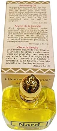 Bethlehem Gifts TM Holy Land Blessed Anointing Oil Biblical Fragrance Jerusalem (Nard)