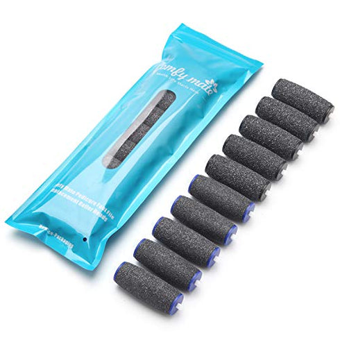 Premium 5 Extra Coarse & 5 Regular Coarse Replacement Refill Roller for Amope Pedi Refills Electronic Perfect Foot File