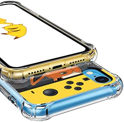 Coralogo for iPhone XR TPU Case, Cute Cartoon Funny Design Slim Ultra Clear Protective Fashion Fun Cool Stylish Bumper Soft Cover Skin Teens Kids Girls Boys Cases for iPhone XR 6.1" (Yellow Games