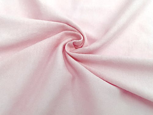 American Baby Company 2 Pack 100% Natural Cotton Value Jersey Knit Fitted Pack N Play Playard Sheet, Pink, Soft Breathable, for Girls