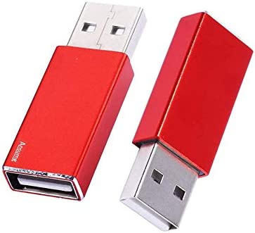 Data Blocker USB - USB Blocker?100% Guaranteed Prevent Hacker Attack.Any Other USB Device Charging,USB-Data Blocker.Data Blockers for Apple Products (5 Red)