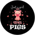 Just A Girl Who Loves Pigs Cool Funny Cute Pig Gift for Girl PopSockets PopGrip: Swappable Grip for Phones & Tablets