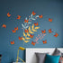 AQUEENLY Monarch Butterfly Decorations, 4.72'' Orange Premium Artificial Monarch Butterfly to Decorate for Craft, Home, Wall, Wedding, Party (12 Pcs)