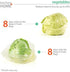 Keep it Fresh Produce Bags – BPA Free Reusable Freshness Green Bags Food Saver Storage for Fruits, Vegetables and Flowers – Set of 30 Gallon Size Bags
