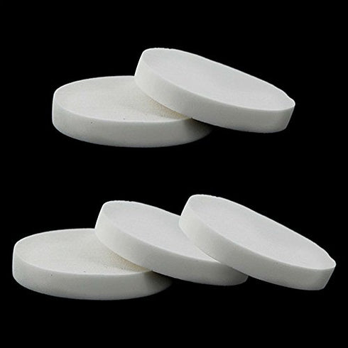 AKOAK 20pcs Round Make Up Facial Face Soft Sponge Cosmetic Puff Women Lady Beauty Makeup Foundation Powder Puff (WHITE COLOR/20)