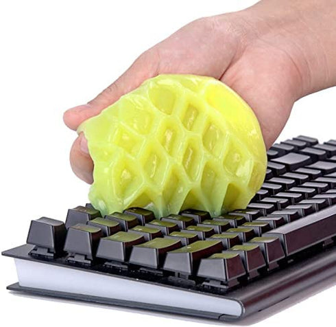 ColorCoral Keyboard Cleaner Universal Dust Cleaning Kit Car Cleaning Electronic Dust Cleaning Slime Putty Detailing Jelly Dust Remover (1Pack)