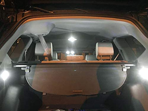 BRISHINE White Interior LED Lights Kit for Honda CR-V 2013 2014 2015 2016 2017 2018 2019 2020 2021 Super Bright 6000K LED Interior Light Bulbs Package + License Plate Lights and Install Tool