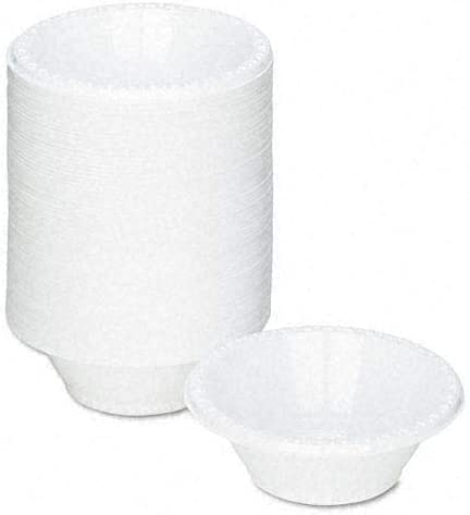 Disposable White Small 5 Oz Plastic Bowls Plates For Deserts, Sweets, Arts And Crafts And Everything Else 200 Ct