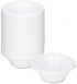 Disposable White Small 5 Oz Plastic Bowls Plates For Deserts, Sweets, Arts And Crafts And Everything Else 200 Ct