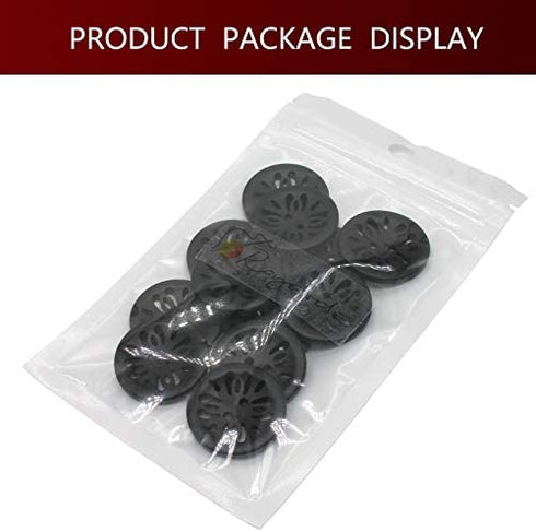 Raydodo 12 Pcs 25mm Matt Black Buttons 1 Inch for Sewing Buttons Large 2-Holes Flatback Vintage Craft Buttons for Crafts and DIY Handmade Repair Clothing (Black)