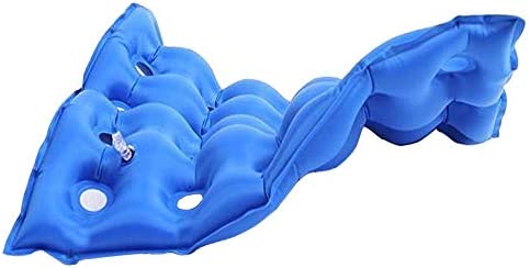 HAJIMSIU Medical Inflatable Square Air Seat Pad Cushion Adjustable Firmness & Easy Inflation for Wheelchair Sitting, Car, Office, Bed Sores, Chairs, Back Tailbone Support, Pain and Pressure Relief