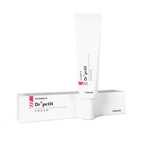 hellocell Vitamin K Doctor Petit Cream - Bruise, Eyebags, Sunburn, Bags, Dark Spots, Circle, Face, Body, Pocket Size, Handy, 0.5 Oz