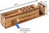 Wooden Phone Stand & Desk Pen Holder | HoffengWell Docking Station Organizer | Desktop Solid Wood Cup Pencil Storage | Office Cell Charging Organization Caddy