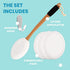 Lotion Applicator for Back | 17" Long Handle Back Lotion Applicator | Easy Reach Self Application for Body Cream, Self Tanning, Pain Relief Gels & Medical Ointments | Includes 4 Textured Pads