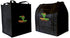 Prized Pantry 2 Pack Insulated Reusable Grocery Bags, X-Large Heavy Duty Cooler Tote Bags, Premium Insulation, Bottom Support, Wrap-Around Handles, Front Pocket, Zipper, No Leak, Keeps Food Hot/Cold