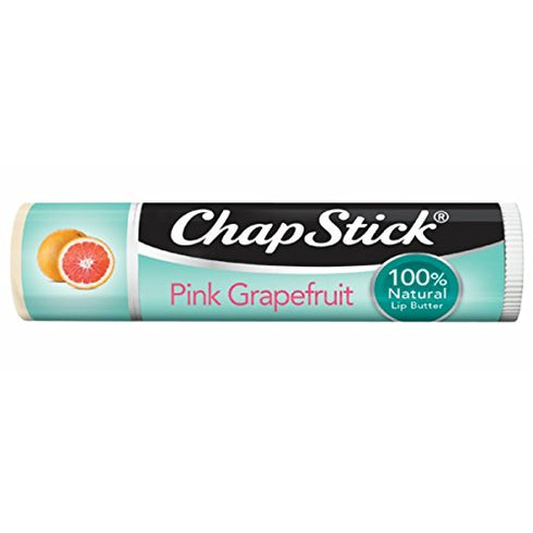 ChapStick Pink Grapefruit 100% Natural Lip Butter Tube, Lip Balm - 0.15 Oz