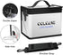 COLCASE Upgraded Fireproof Explosionproof Lipo Safe Bag for Lipo Battery Storage and Charging , Large Space Highly Sturdy Double Zipper Lipo Battery Guard (8.46x5.70x6.5 in)