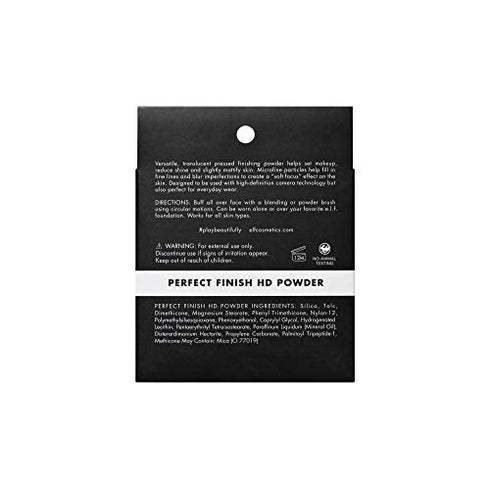 e.l.f, Perfect Finish HD Powder, Convenient, Portable Compact, Fills Fine Lines, Blurs Imperfections, Soft, Smooth Finish, Anytime Wear, 0.28 Oz