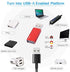 Data Blocker USB - USB Blocker?100% Guaranteed Prevent Hacker Attack.Any Other USB Device Charging,USB-Data Blocker.Data Blockers for Apple Products (5 Red)