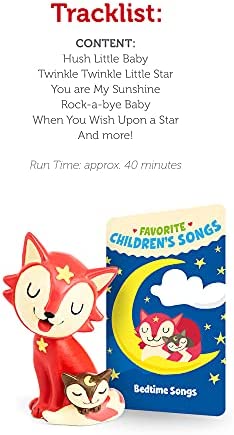 Tonies Bedtime Songs Audio Play Character