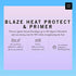 SGX NYC Blaze Heat Protect and Primer - 6.5 Oz - For All Hair Types - Protect Against Heat Damage and Cuts Drying Time?In?Half -?Strengthens?and Revitalize Damaged Hair - Sulfate and Paraben Free