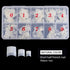 Fake Nails 500PCS Short Square Nail Tips Half Cover French Acrylic Nails