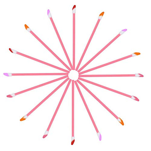 400PCS Disposable Lip Brushes Lip Gloss Applicators Make Up Brush Lipstick Lip Gloss Wands Makeup Applicators Brushes Applicator Tool Makeup Beauty Tool Kits Disposable Lip Brushes Tool Kits Pink