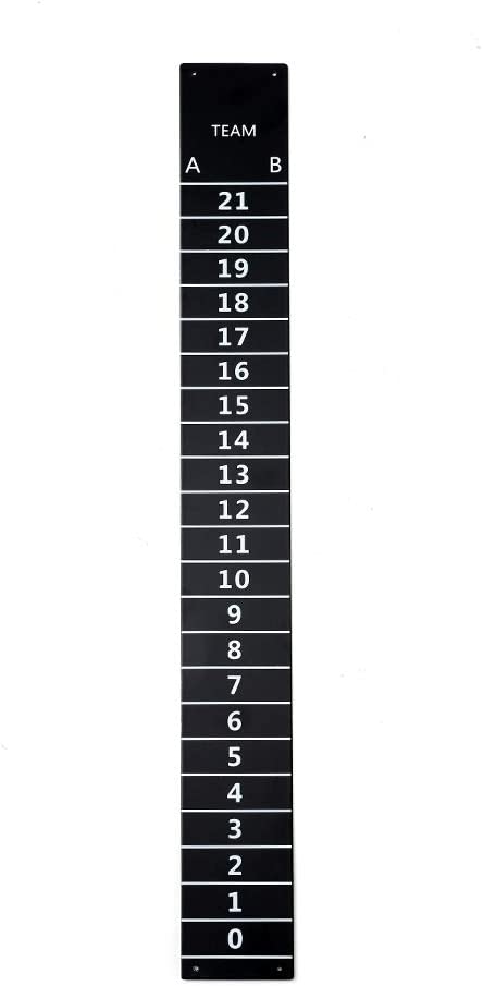 Iparts Cornhole Game Steel Scoreboard with Magnetic Score Keepers, Applicable to Ladder Toss Game as Well