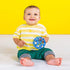 Bright Starts Oball Rattle Easy-Grasp Toy - Blue, 4", Ages Newborn+
