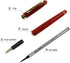 BEILUNER Luxury Rosewood Ballpoint Pen Writing Set - Elegant Fancy Nice Gift Pen Set for Signature Executive Business Office Supplies - Gift Boxed with Extra Refills (Black)