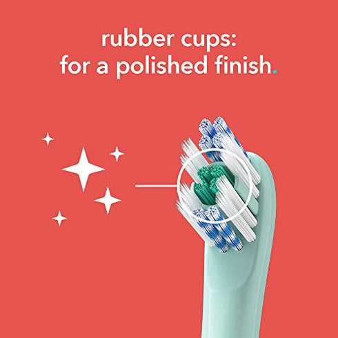 Colgate Hum Connected Smart Battery Toothbrush Refill Head, Green, 2 Pack