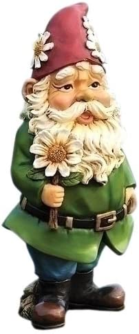 Joseph Studio 65900 Tall Gnome Garden Statue, 12-Inch
