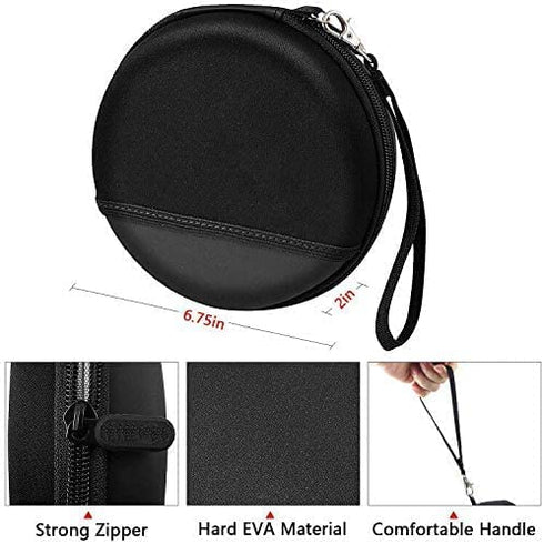 Portable CD Player Case Compatible with GPX/ for Soulcker/ for ARAFUNA/ for HOTT CD204 903TF 711T 611/ for MONODEAL Personal Disc Player, Travel Carrying Stoarge Holder for Earphone & Cable (Box Only)