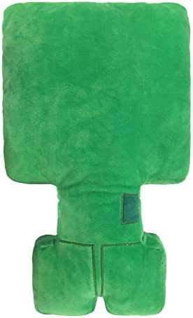 Minecraft Plush Stuffed Creeper Pillow Buddy - Super Soft Polyester Microfiber, Measures 16 inches x 8 inches (Official Minecraft Product)